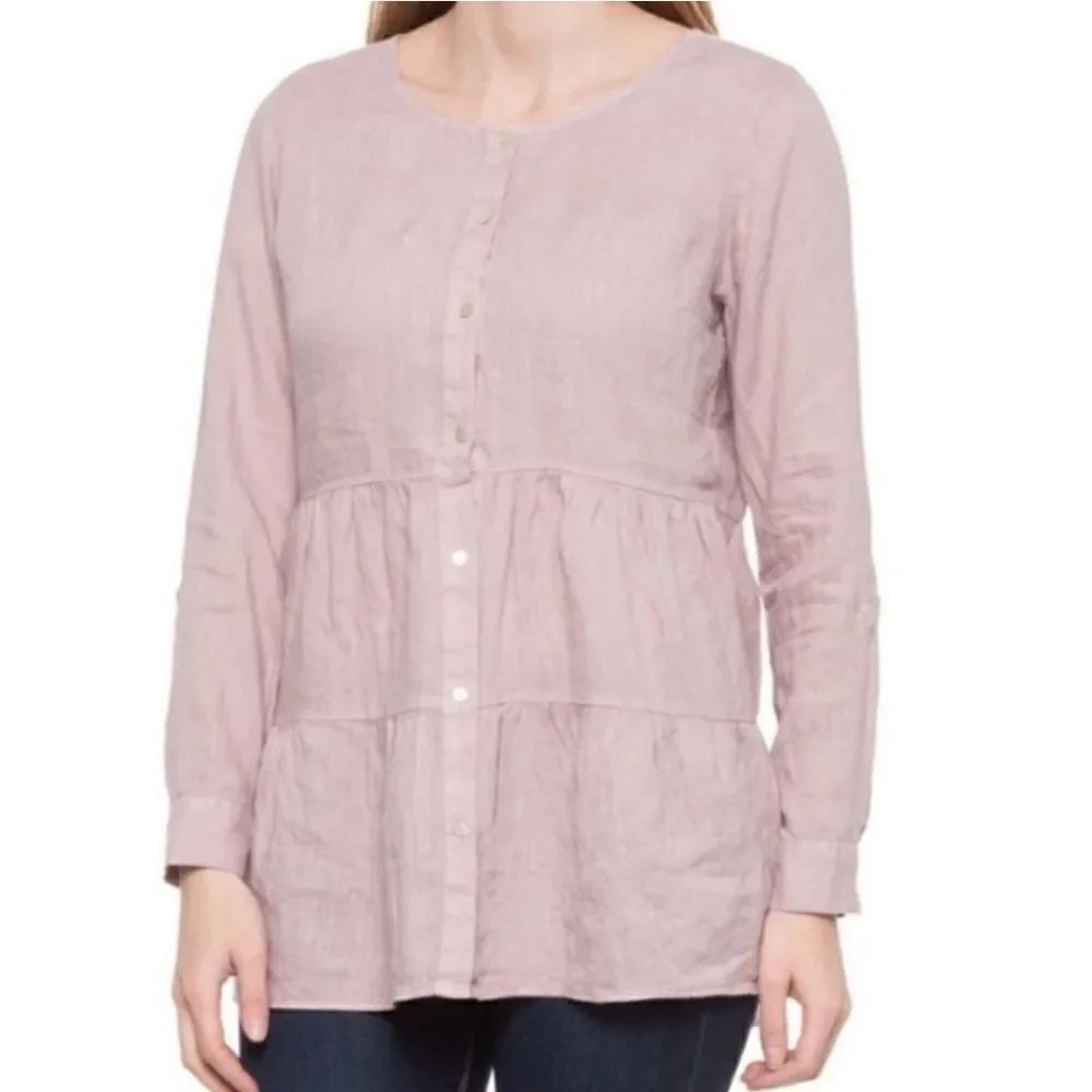 Sigrid Olsen Linen Top